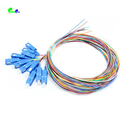 SC APC UPC G652D G657A Fiber Optic Pigtail Single Mode 0.9mm Cable