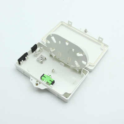 2 Port Fiber Distribution Box For Ftth Indoor / Outdoor Use