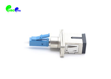 SC Female To LC Male SX SM Fiber Optic Adapter 1000times Durability With LC Blue Connect Metal Material